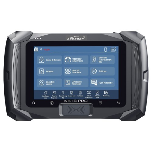 Global Version Lonsdor K518 Pro Full Configuration All In One Key Programmer 2xLT20,Toyota FP30 Cable,Nissan 40 BCM Cable,JCD,JLR and ADP Adapter