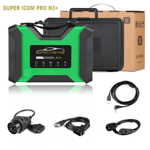 SUPER ICOM PRO N3+ BMW Full Configuration Plastic Box with 2023.09 HDD software preinstalled on Second-hand Lenovo T440P