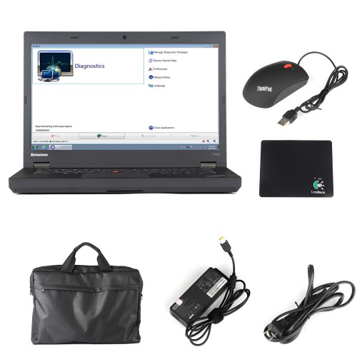 SUPER ICOM PRO N3+ BMW Full Configuration Plastic Box with 2023.09 HDD software preinstalled on Second-hand Lenovo T440P