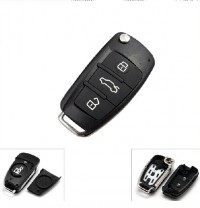 A6L remote key shell 3 button for Audi 5pcs/lot