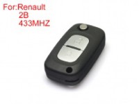2Buttons Folding Remote Key 433MHZ With 46 Chip for Renault