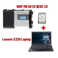 V2021.6 DOIP SD C5 WiFi Diagnostic Tool plus 4GB Lenovo X220 I5 Laptop Plus Free Activation Service Ready to Use