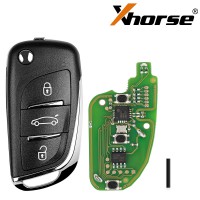 [UK/EU Ship]XHORSE XKDS00EN Volkswagen DS Style Remote Key 3 Buttons 5pcs/lot