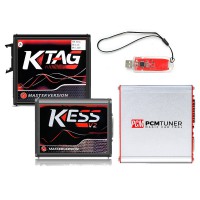 [No TAX] PCMTuner ECU Tool Plus Kess and Ktag [Get Free Breakout Tricore Cable] Free Shipping