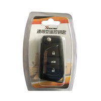 [UK Ship]Xhorse XNTO00EN Toyota Style Wireless Universal Remote Key 3 Buttons 5pcs/lot