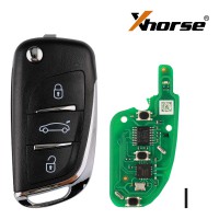 [UK/EU Ship]XHORSE XNDS00EN Volkswagen DS Style Wireless Universal Remote Key 3 Buttons 5pcs/lot
