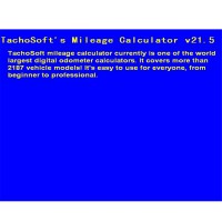 New Tachosoft Mileage Calculator V21.5 Multi-vehicle